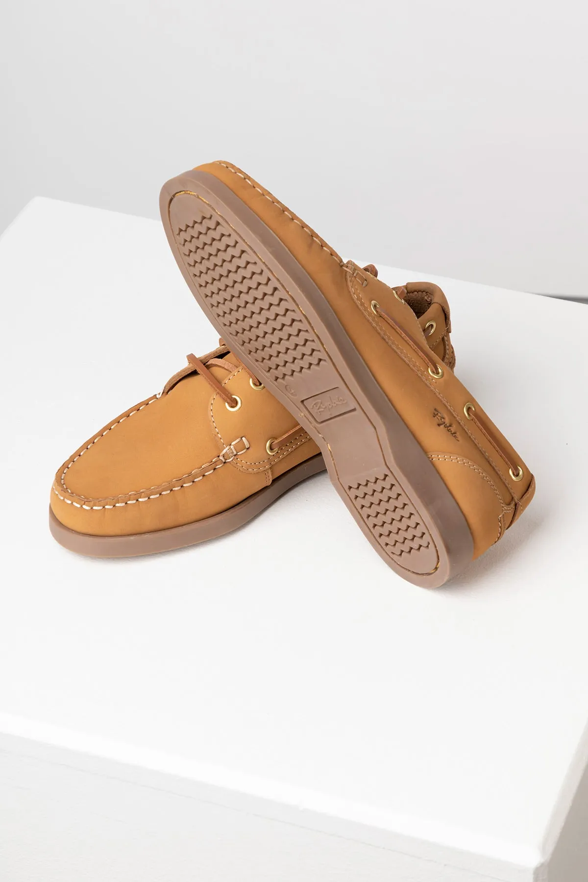 Ladies Leather Deck Shoes - Reighton