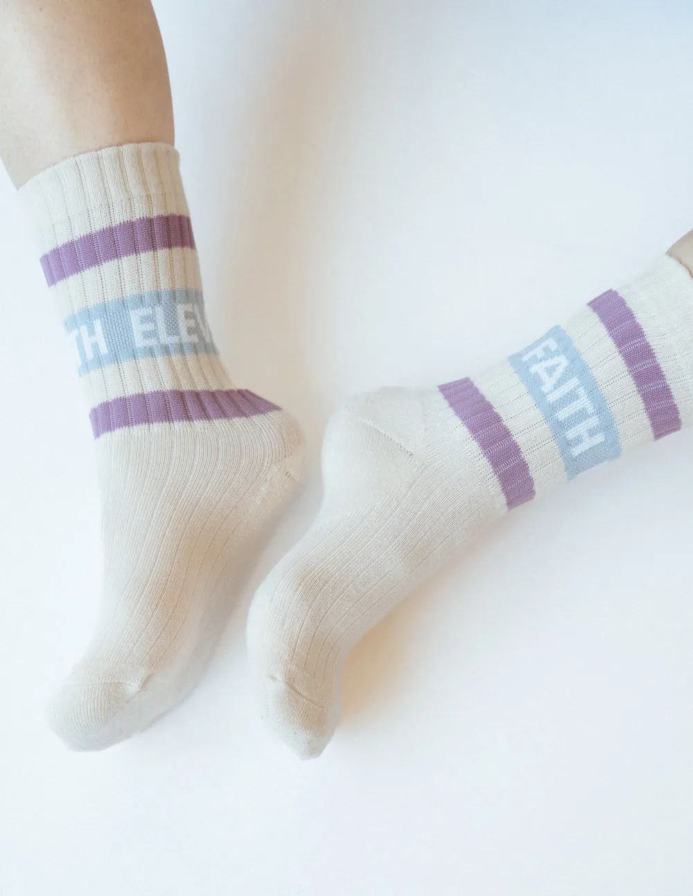 Logo Cream Socks