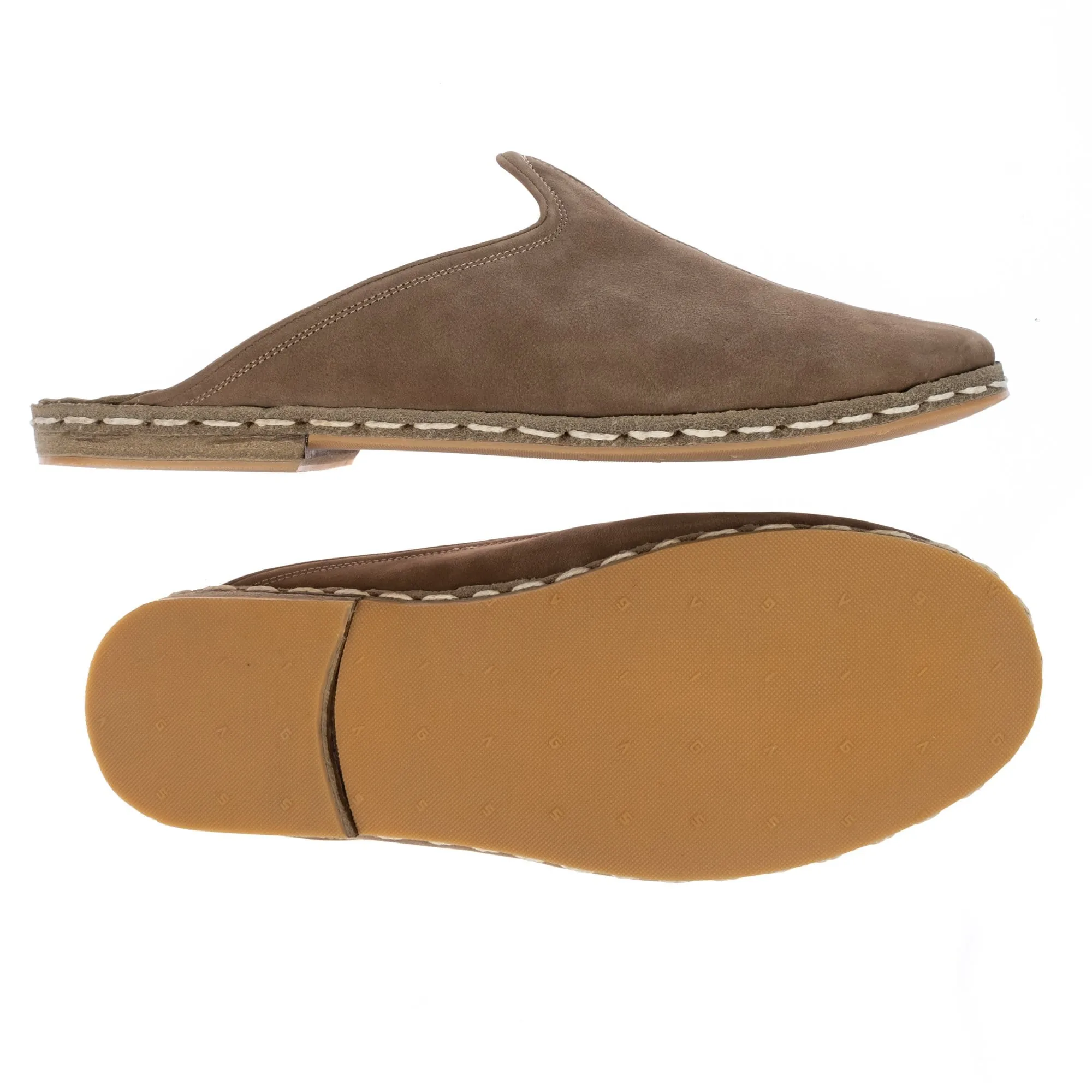 Men's Beige Slippers