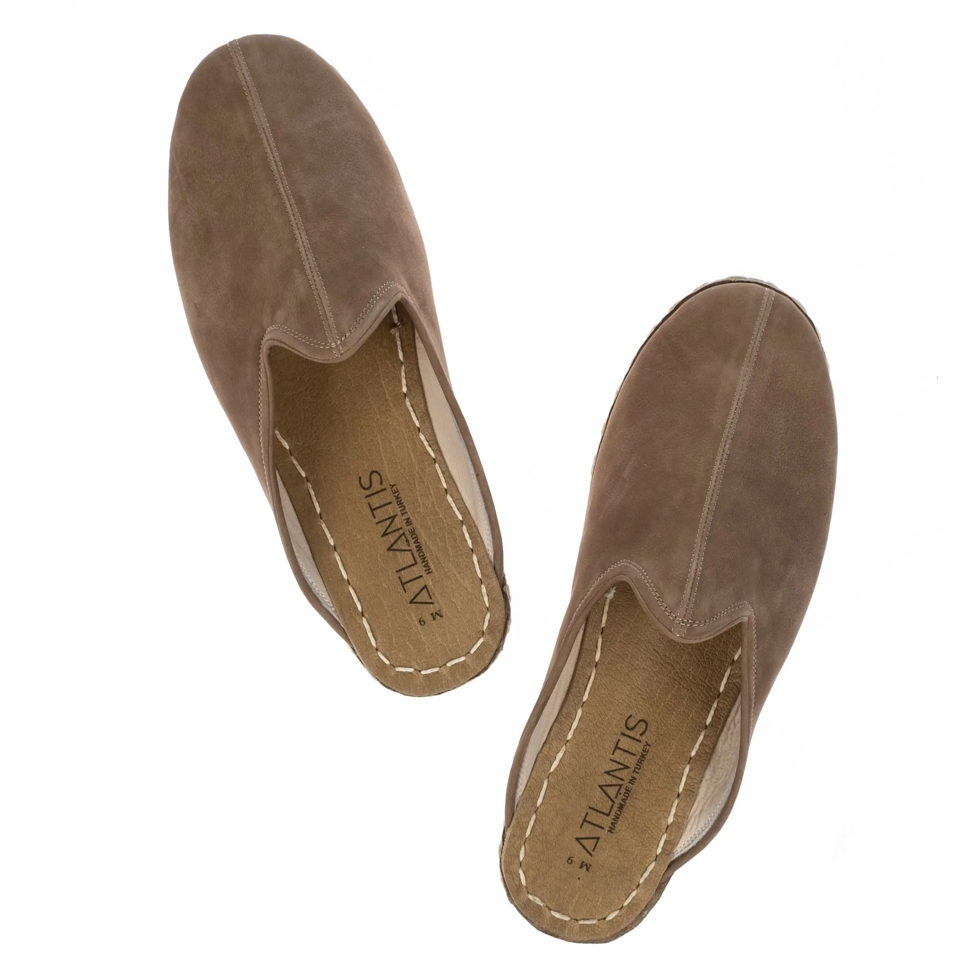 Men's Beige Slippers