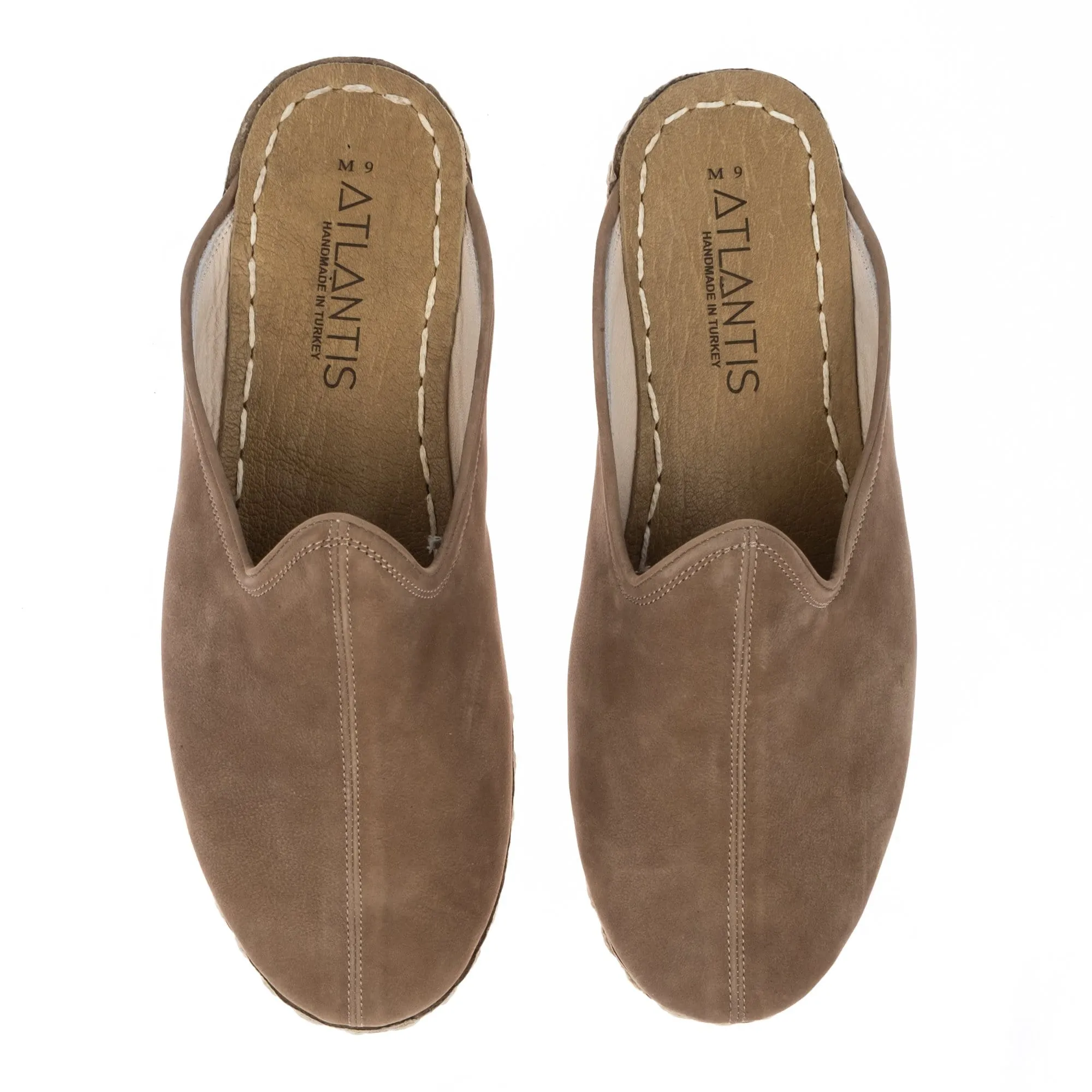 Men's Beige Slippers