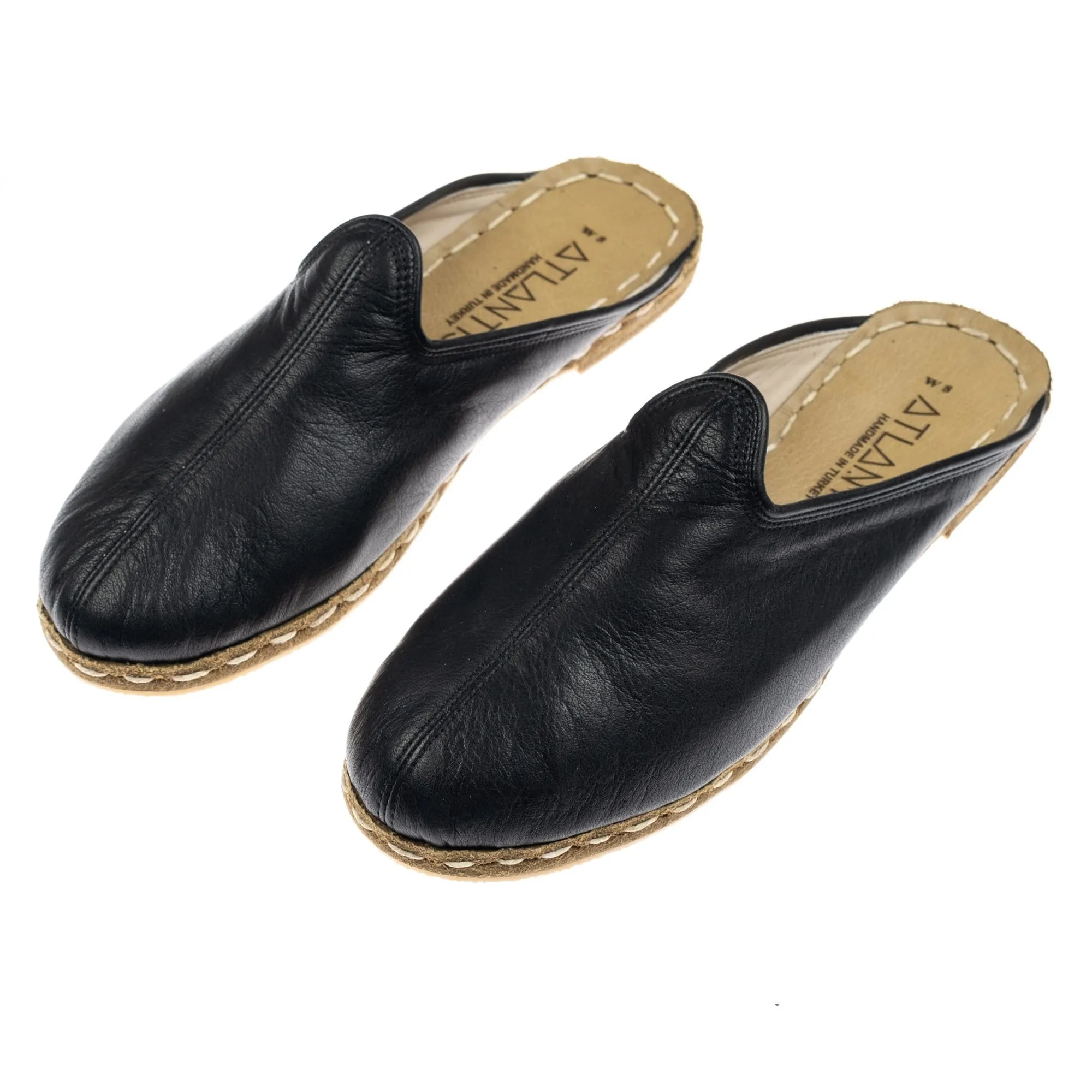 Men's Black Slippers