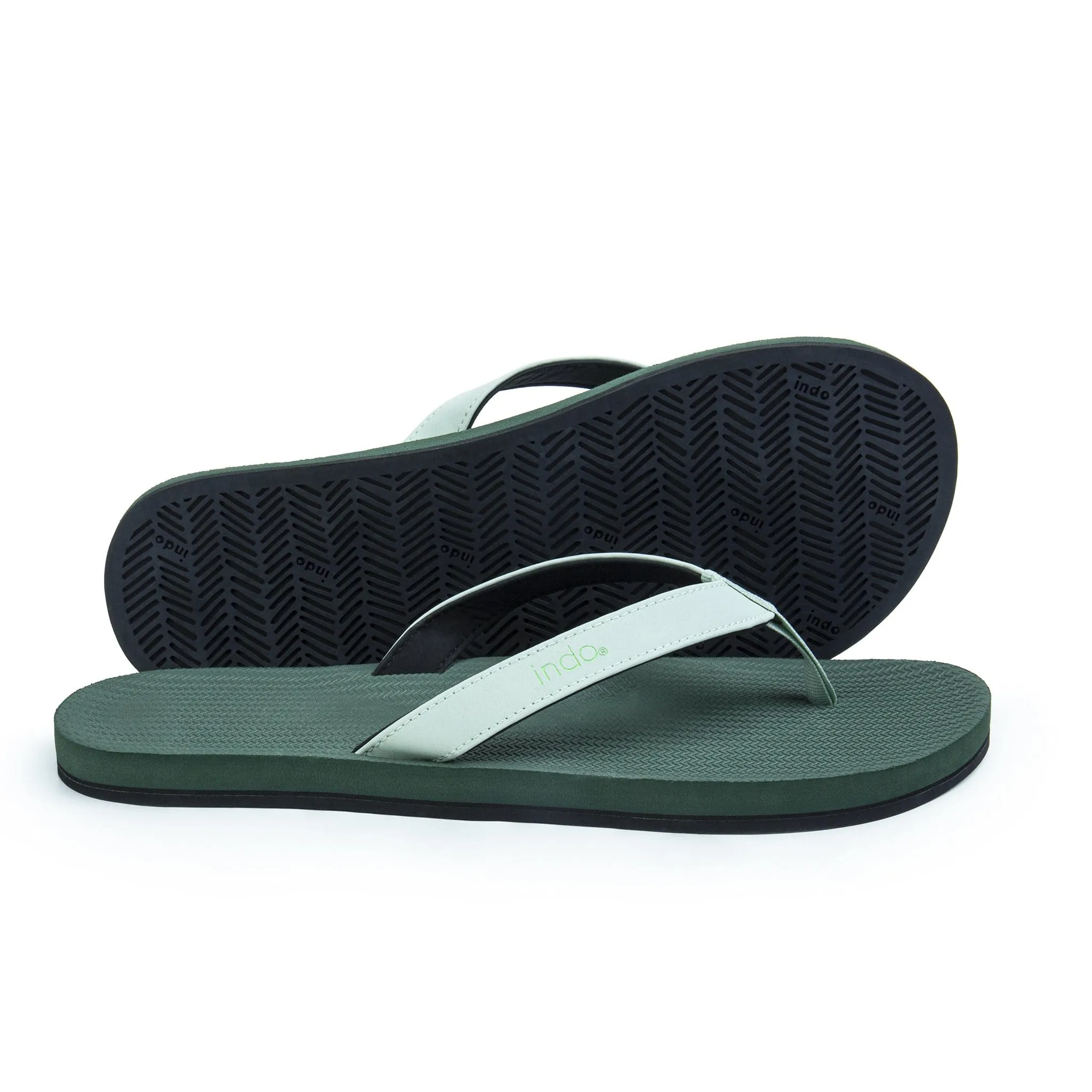 Men’s Flip Flops - Leaf/Leaf Light