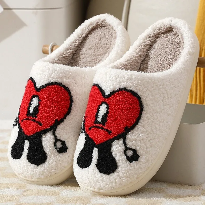 Mesmeric Heart Slippers