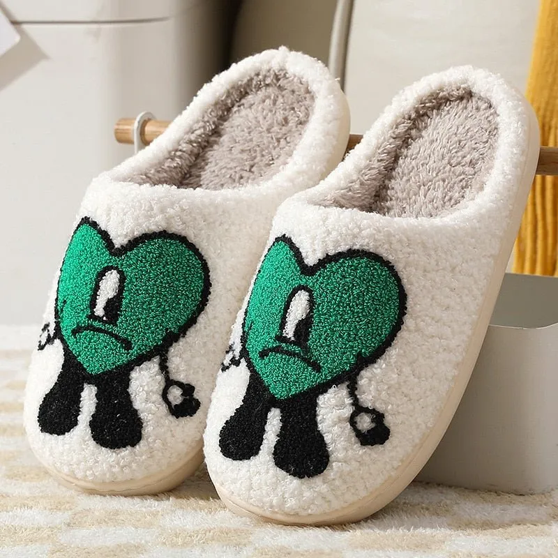 Mesmeric Heart Slippers