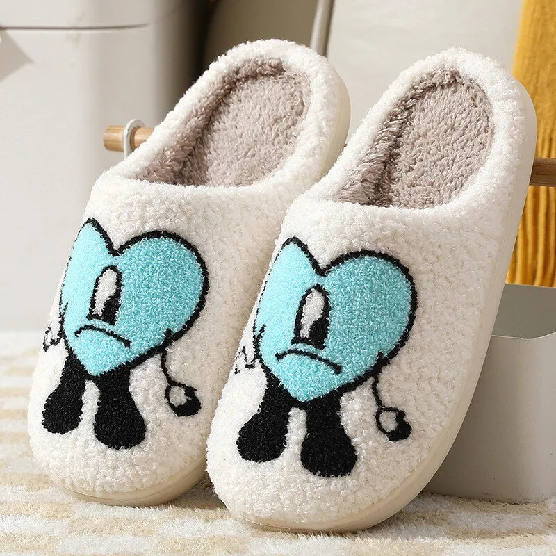 Mesmeric Heart Slippers