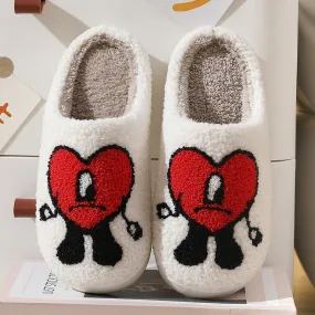 Mesmeric Heart Slippers