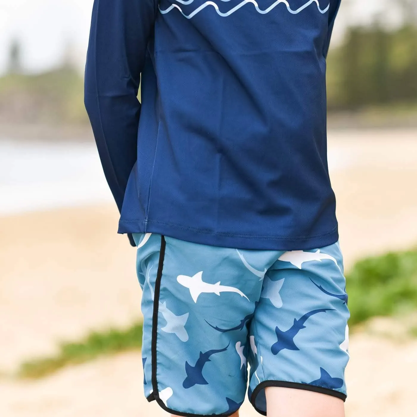 Ocean Shark Pod Board Shorts