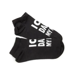 ORGANIC DANCE SNEAKER SOCKS IN BLACK by Bleed