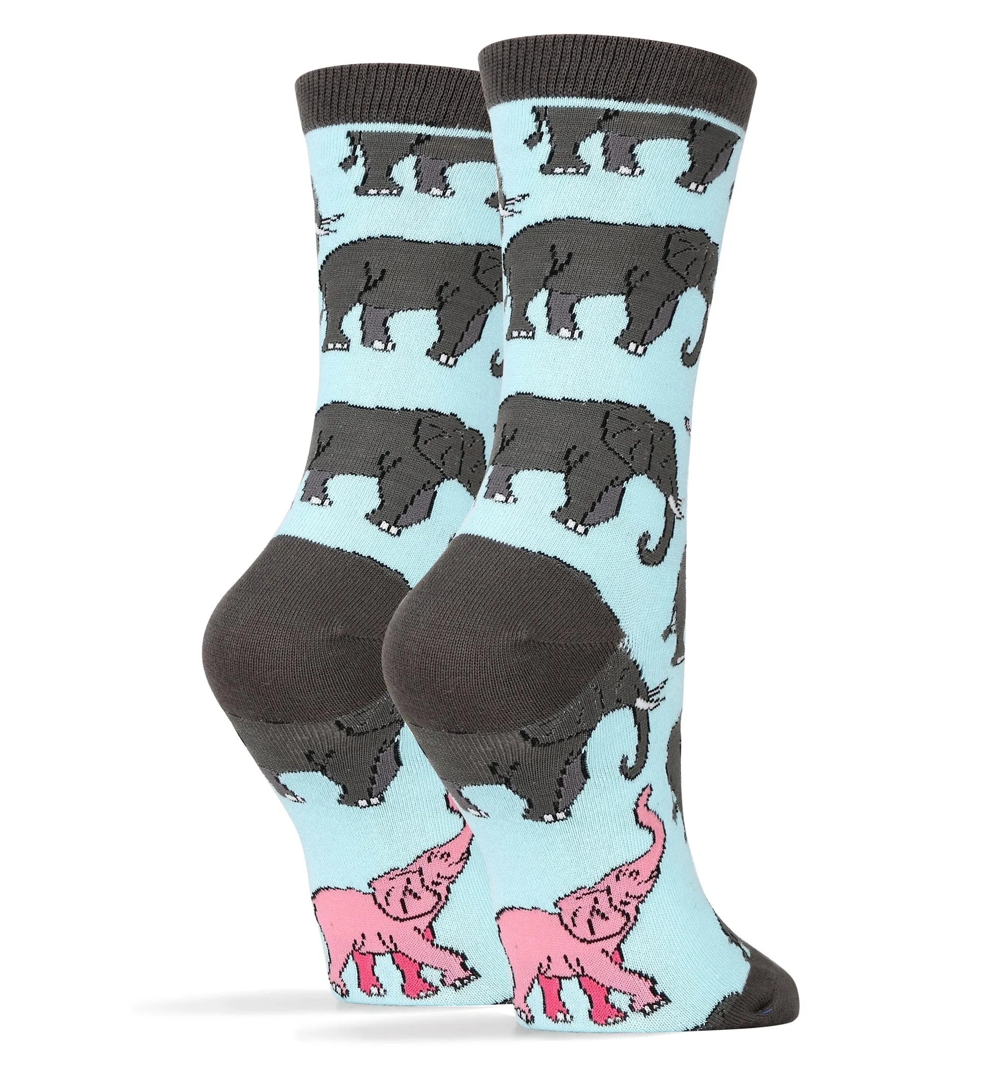 Pink Elephant Socks