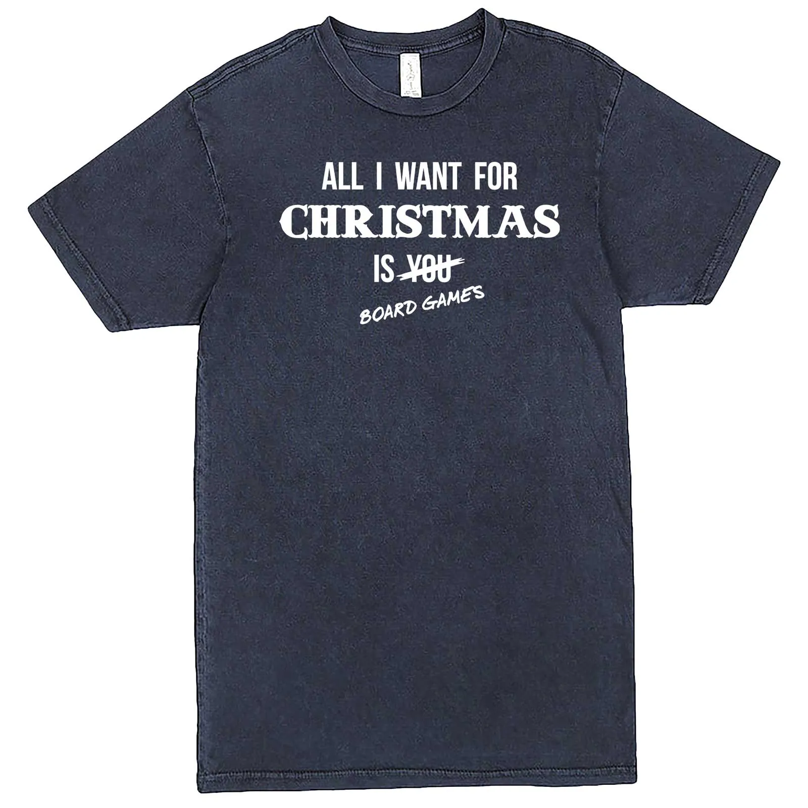 "All I Want for Christmas is Board Games" men's t-shirt