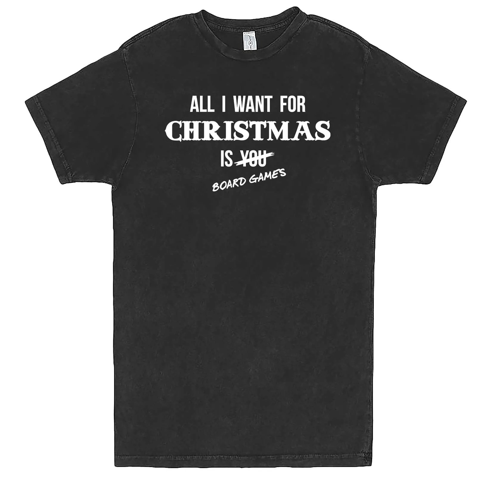 "All I Want for Christmas is Board Games" men's t-shirt