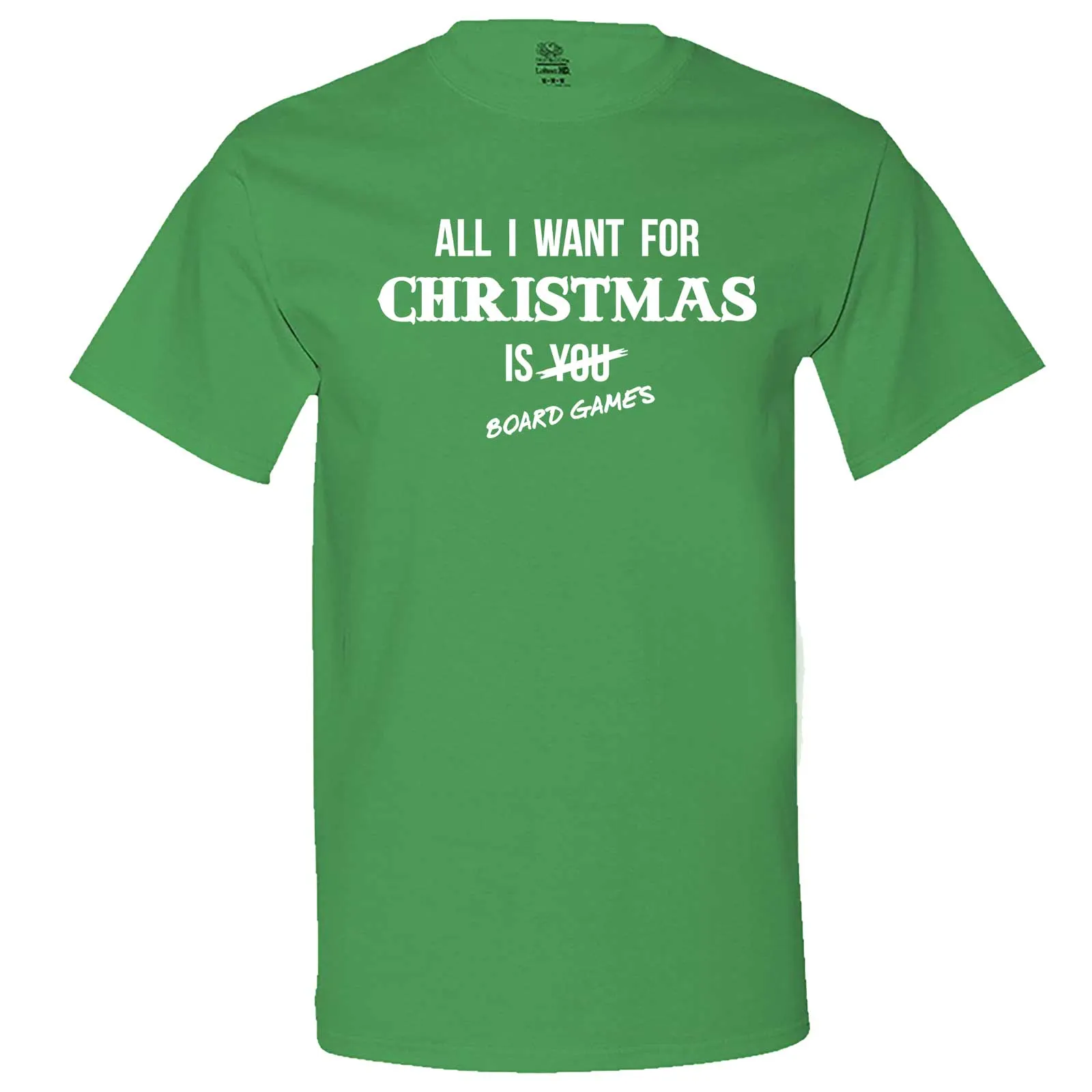 "All I Want for Christmas is Board Games" men's t-shirt