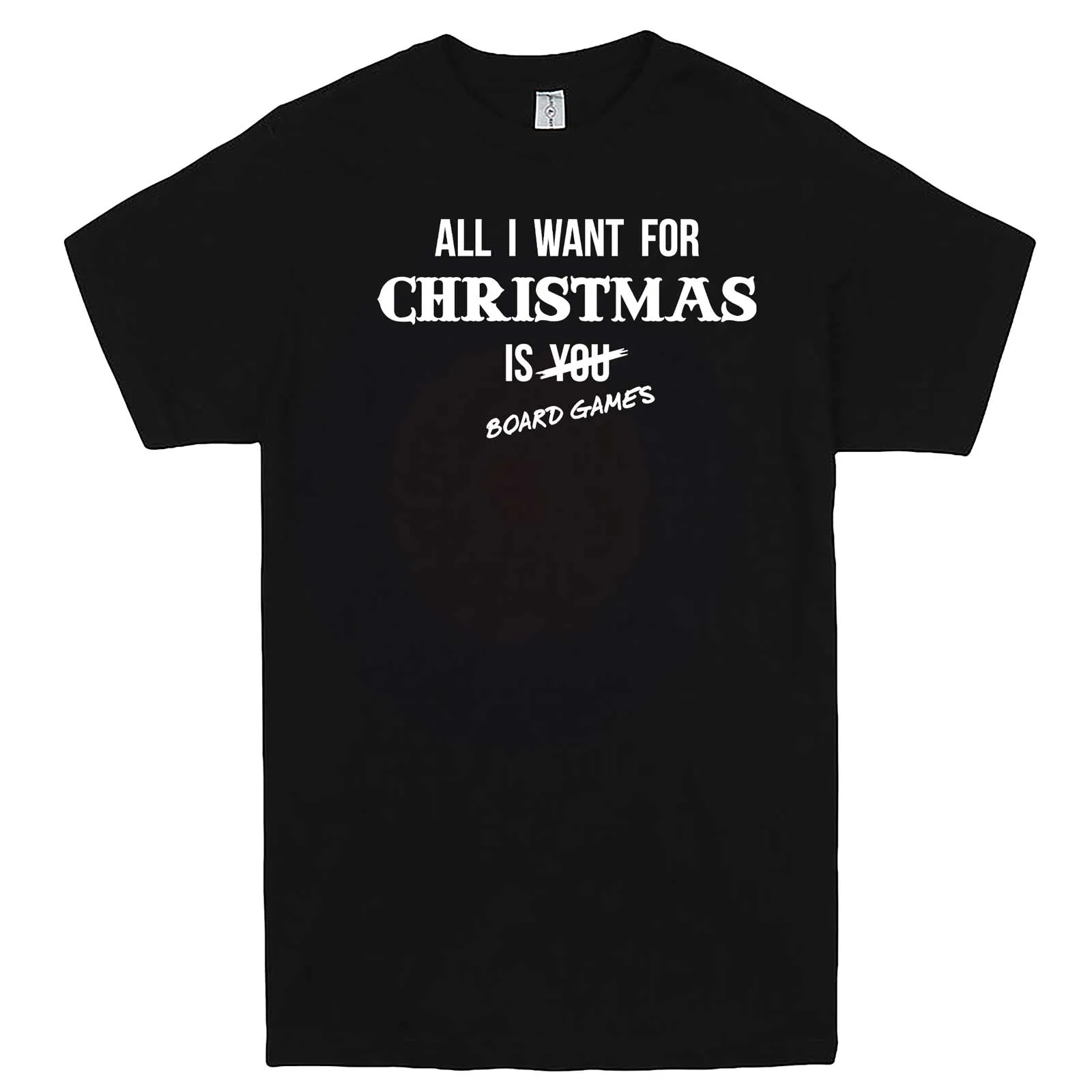 "All I Want for Christmas is Board Games" men's t-shirt