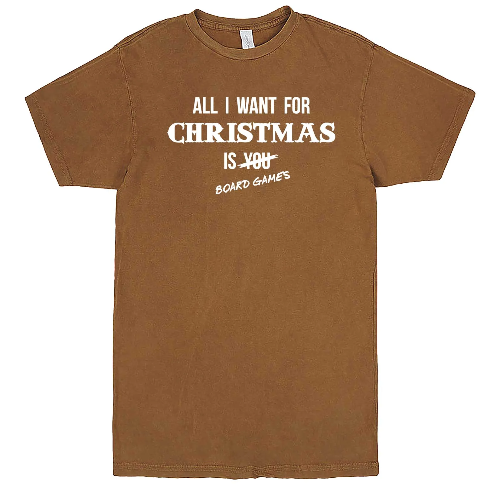 "All I Want for Christmas is Board Games" men's t-shirt