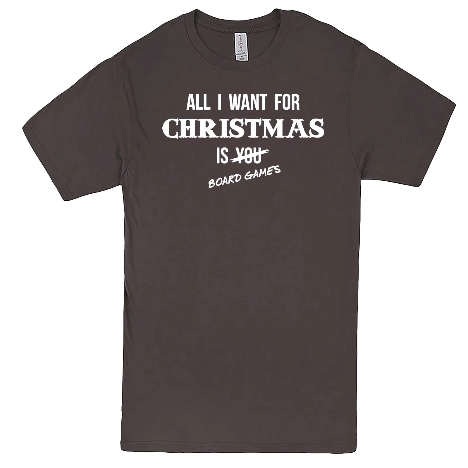 "All I Want for Christmas is Board Games" men's t-shirt