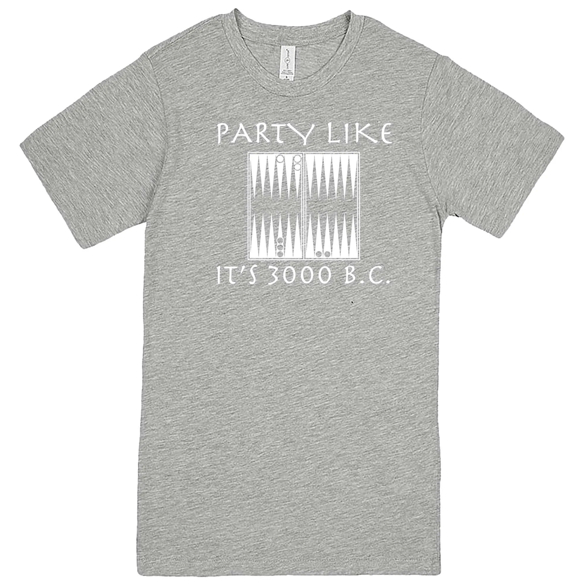 "Party Like It's 3000 B.C. - Backgammon" men's t-shirt