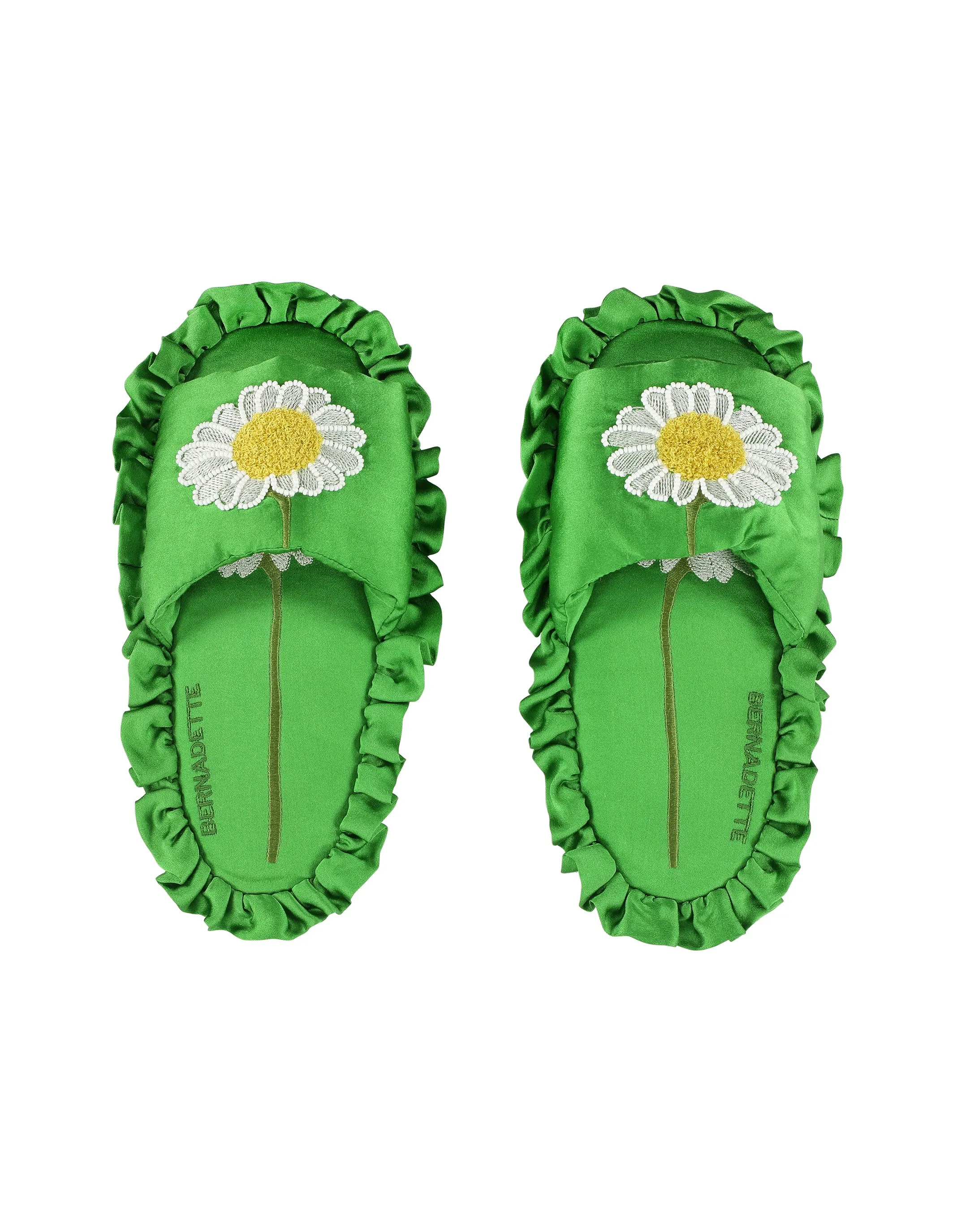 Silk Daisy Slippers