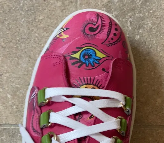 Skate -Royal Doodle fuchsia Sneaker