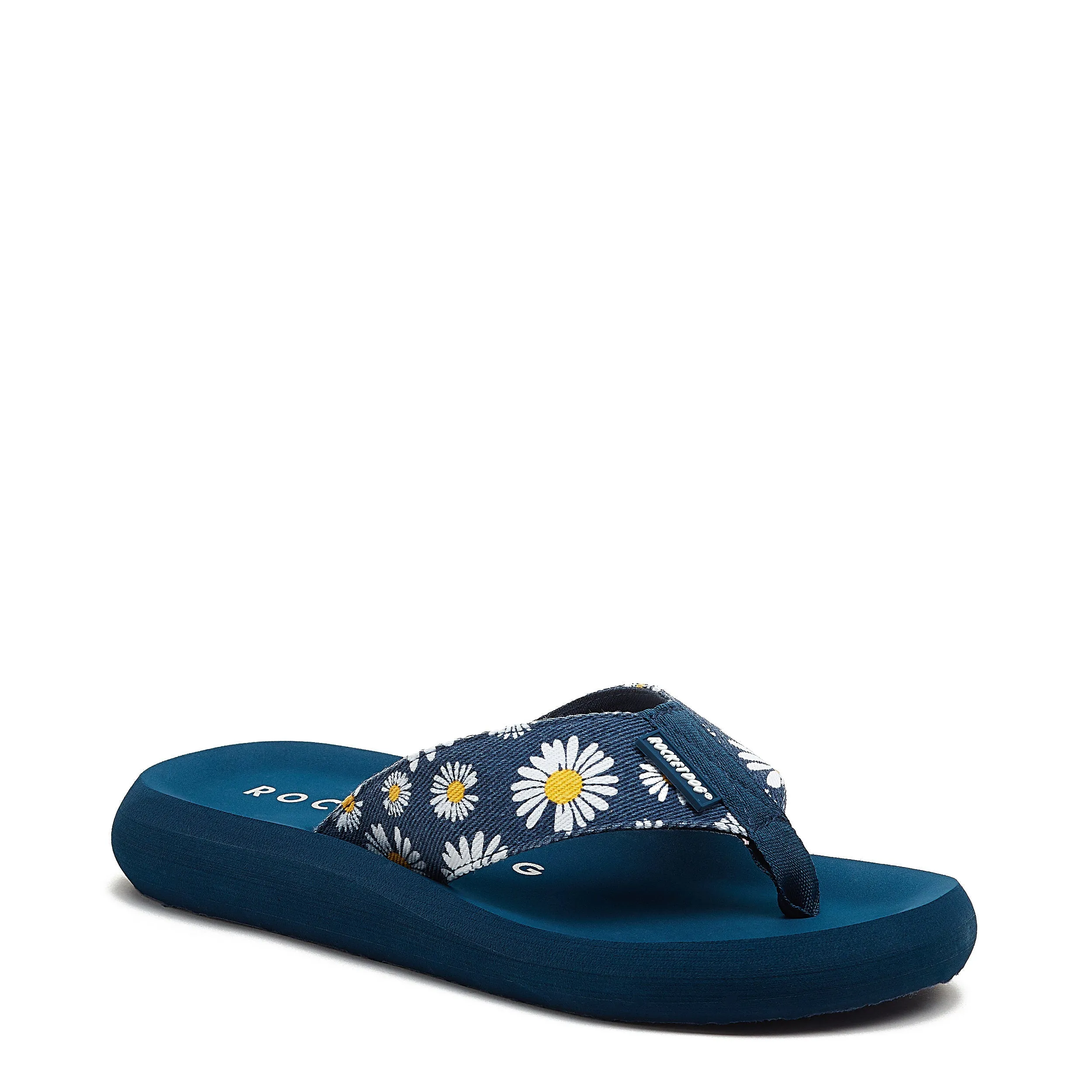 Spotlight Navy Floral Flip-Flops