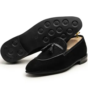 SUEDE_TUSSEL BLACK