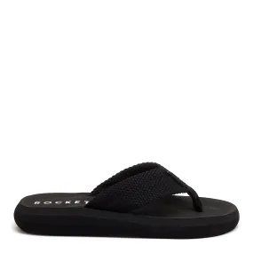 Sunset Black Webbing Flip Flop