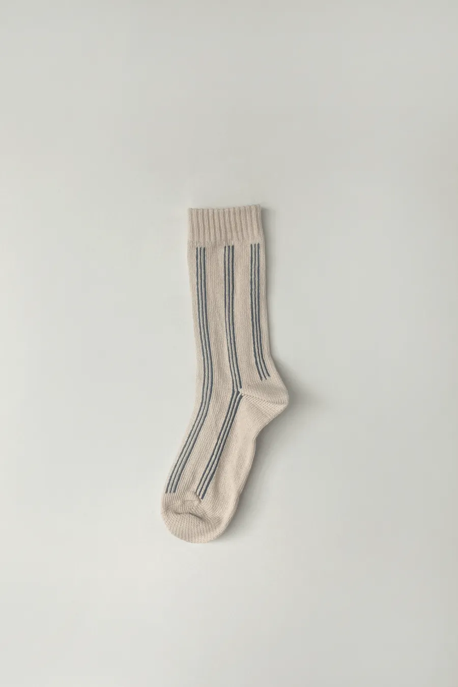 the woven sock - river stripe