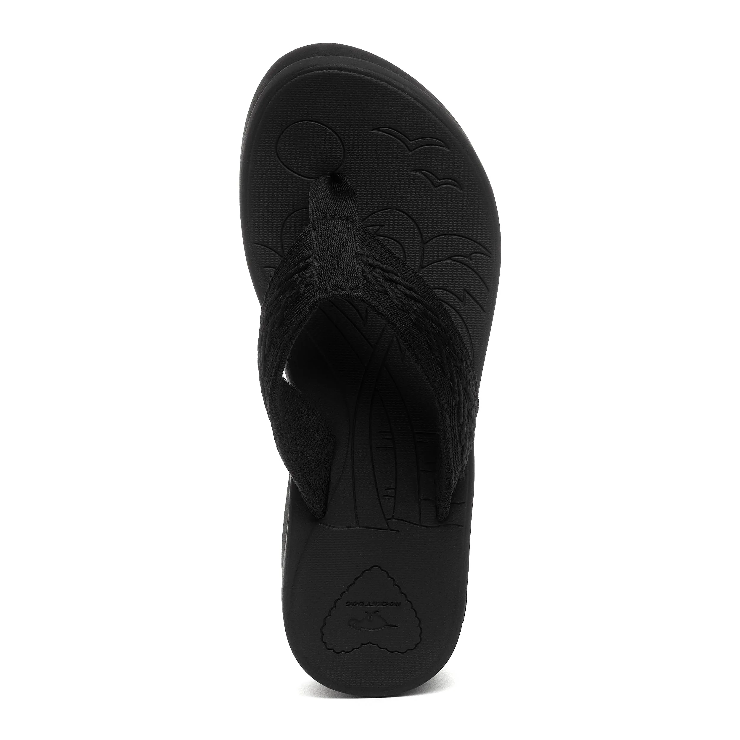 Tizzy Black Platform Flip Flop