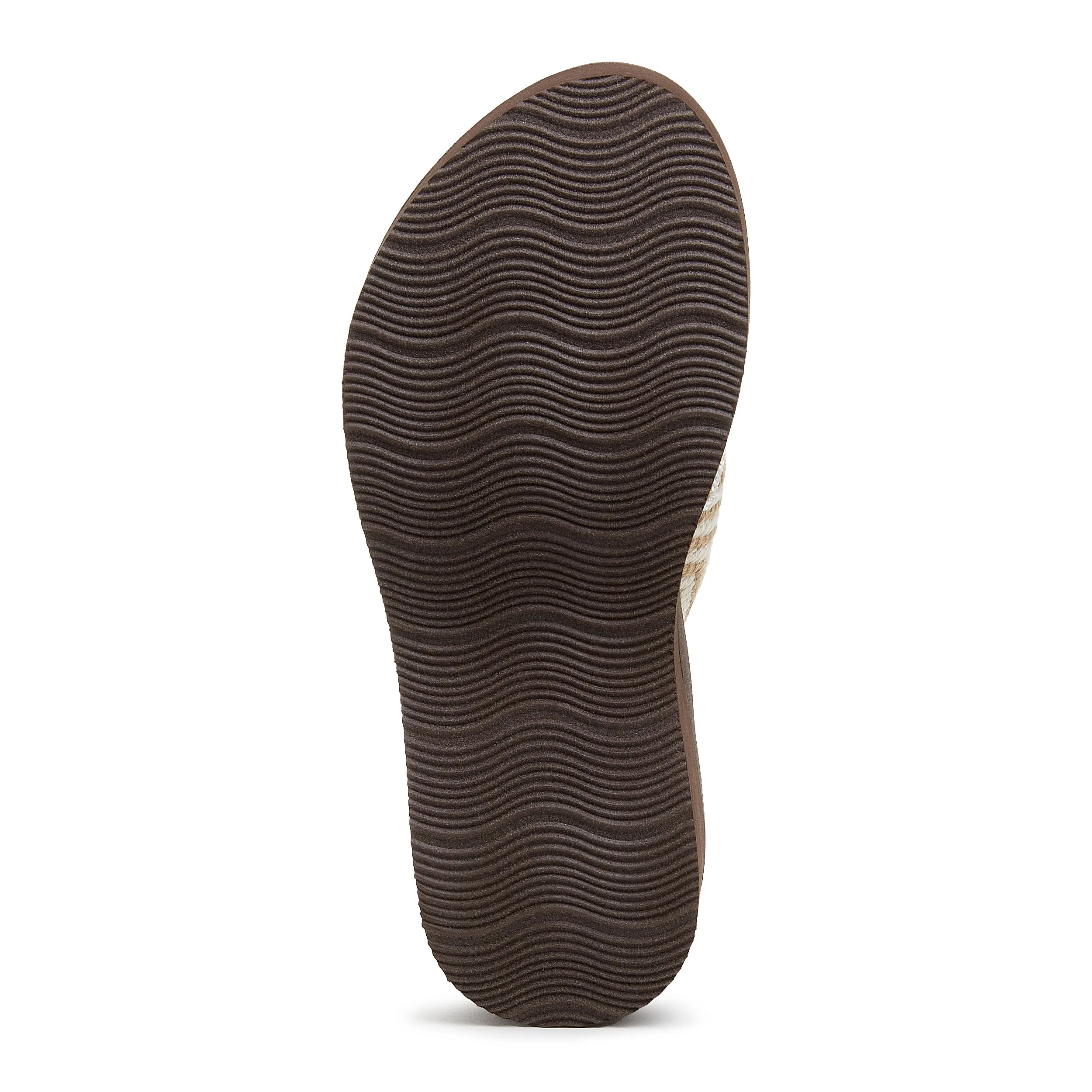 Tizzy Natural Platform Flip-Flops