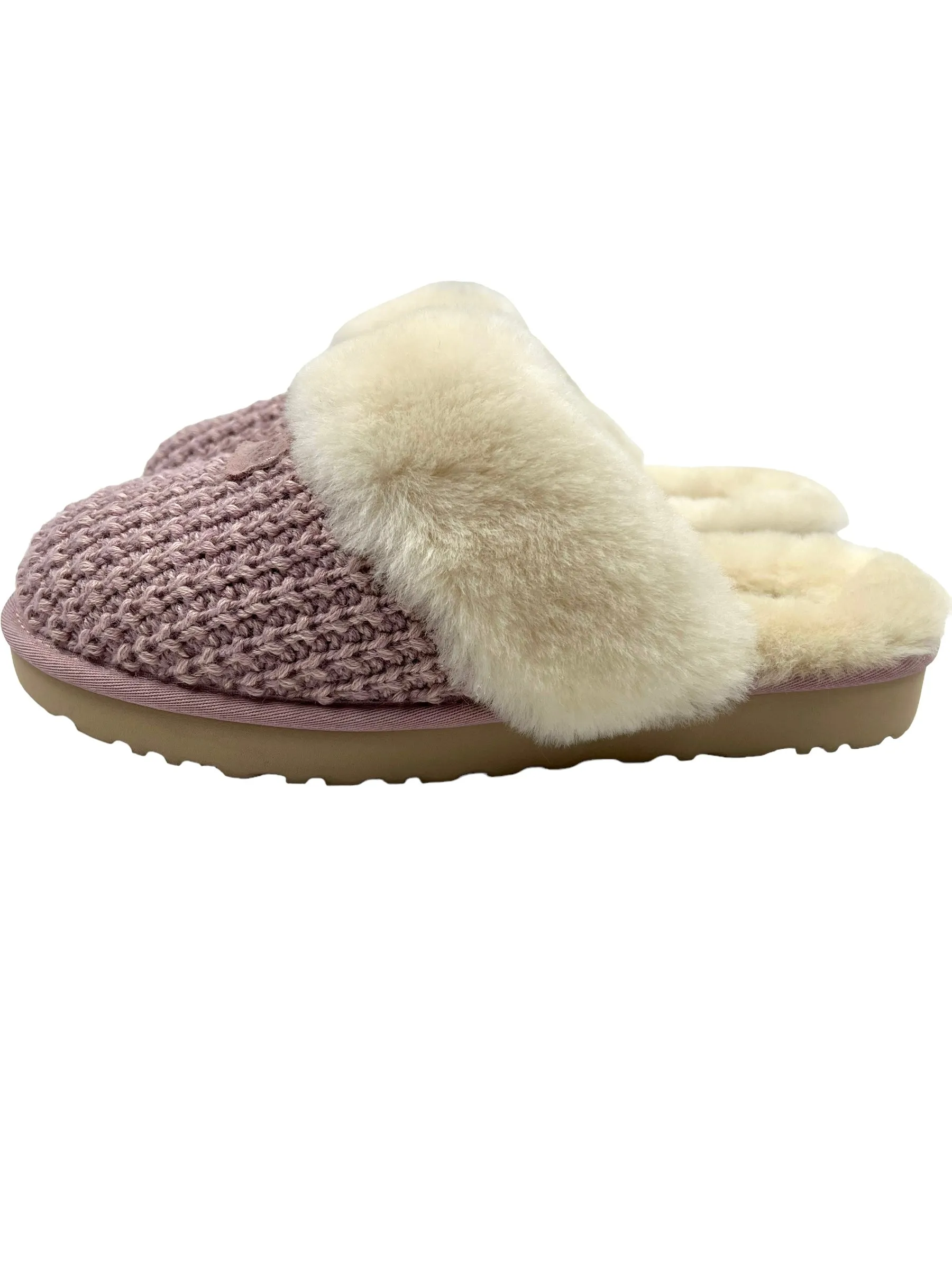 Ugg Size 11 Pink Cozy Knit Slippers