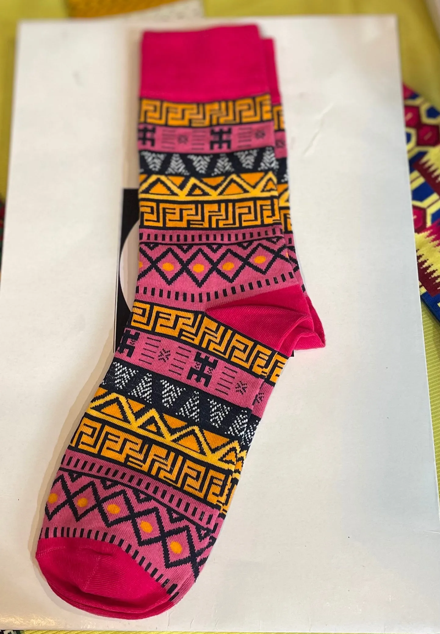 Unisex African Print Design Socks