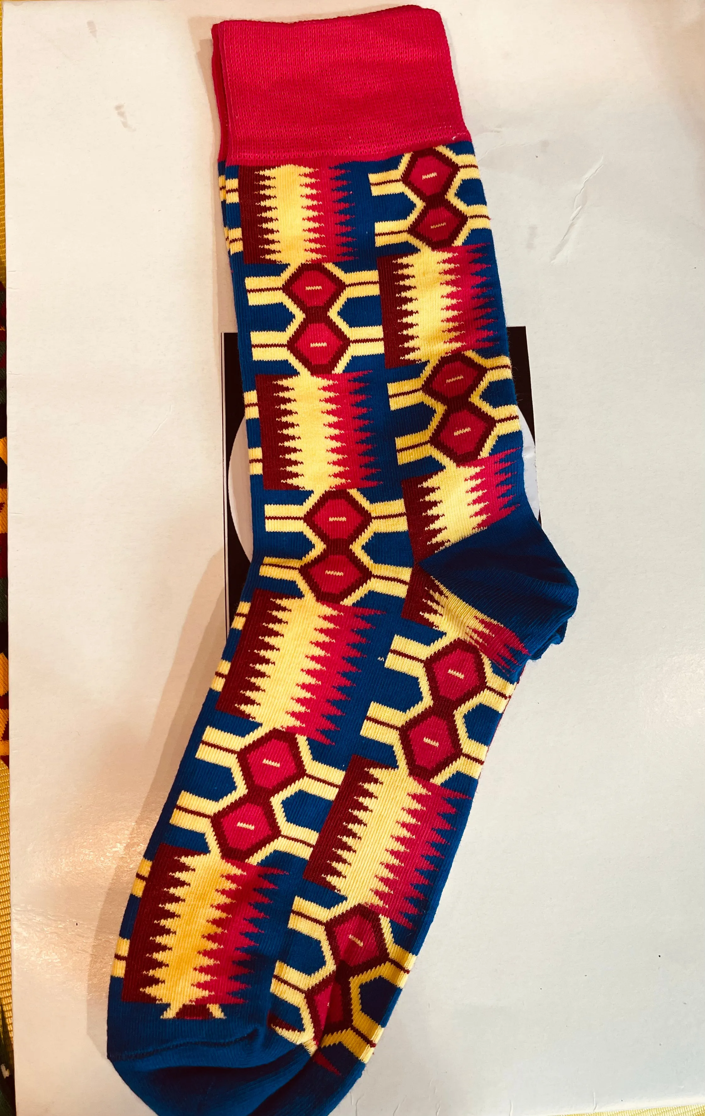 Unisex African Print Design Socks