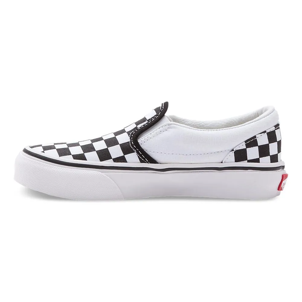 Vans Kids Checkerboard Slip-On Black/White