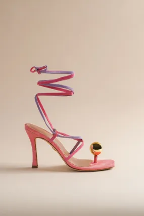 Wonderland Globe Sandals - Flamingo